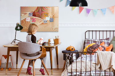 Decoratief glazen wandbord beschrijfbaar en magnetisch Modern fotodisplaybord