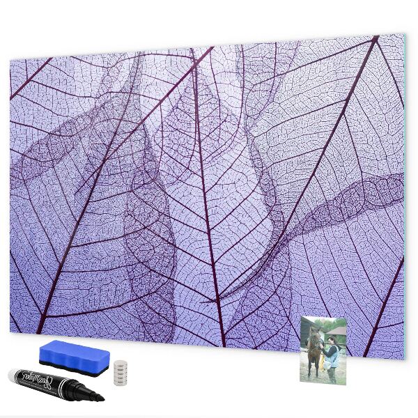 Memobord van glas met print inclusief neodymium magneten Creatief fotopresentatiebord