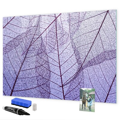 Memobord van glas met print inclusief neodymium magneten Creatief fotopresentatiebord