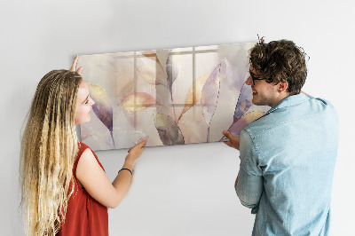 Memobord van glas met print inclusief neodymium magneten Creatief moodboard voor foto's en notities