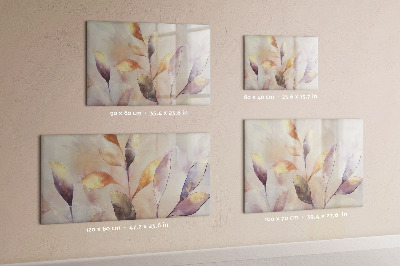Memobord van glas met print inclusief neodymium magneten Creatief moodboard voor foto's en notities