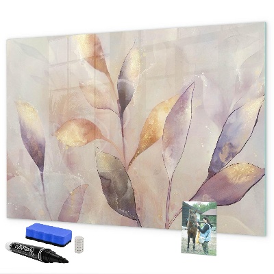 Memobord van glas met print inclusief neodymium magneten Creatief moodboard voor foto's en notities