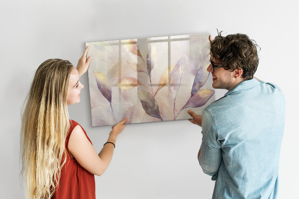Memobord van glas met print inclusief neodymium magneten Creatief moodboard voor foto's en notities