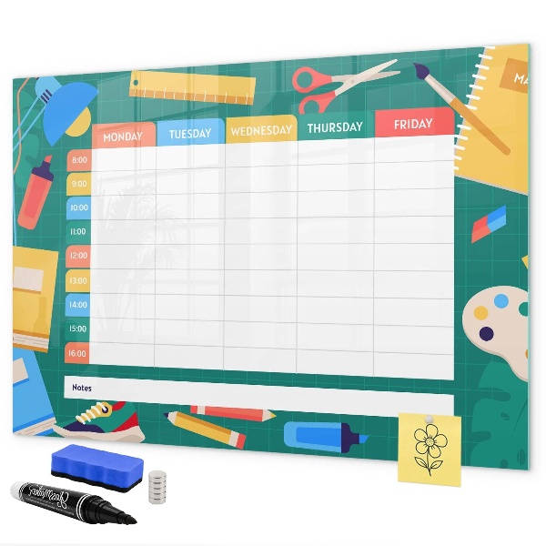 Weekplanner met ruimte voor foto's