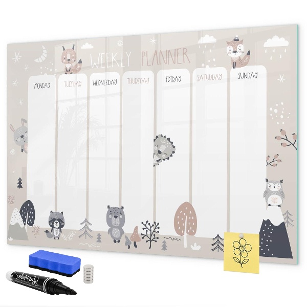 Leuke dieren weekplanner