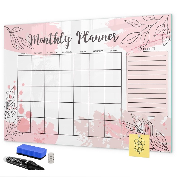 Maandplanner met ruimte voor foto's