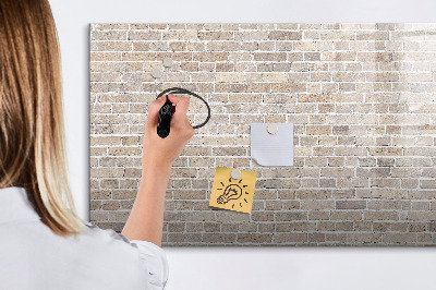 Decoratief glazen wandbord beschrijfbaar en magnetisch Modern fotodisplaybord