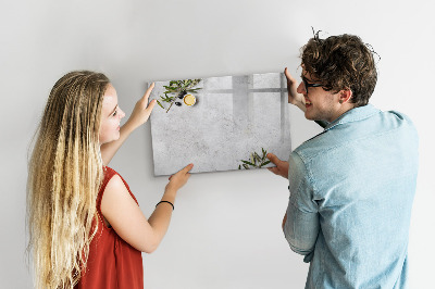 Memobord van glas met print inclusief neodymium magneten Een stijlvol bord voor notities en foto's