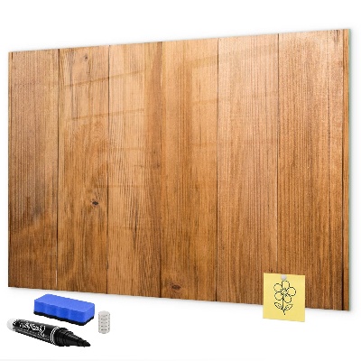 Memobord van glas met print inclusief neodymium magneten Notitie- en fotobord