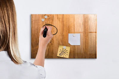 Memobord van glas met print inclusief neodymium magneten Notitie- en fotobord