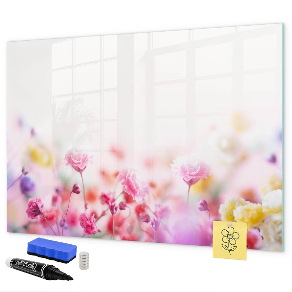 Bloemenbord voor foto's en notities