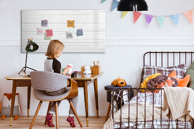 Decoratief glazen wandbord beschrijfbaar en magnetisch Bord voor foto's en notities