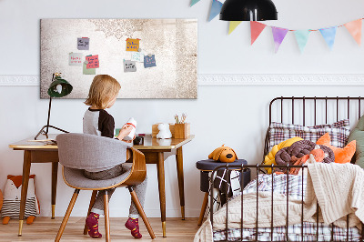 Decoratief glazen wandbord beschrijfbaar en magnetisch Notitie- en fotobord