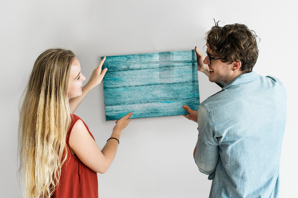 Memobord van glas met print inclusief neodymium magneten Een knusse ruimte voor zelfexpressie.