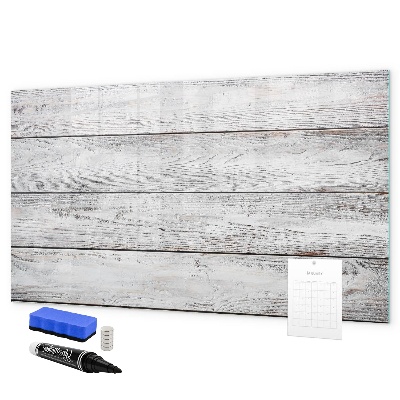 Memobord van glas met print inclusief neodymium magneten Stijlvol bord voor foto's en notities
