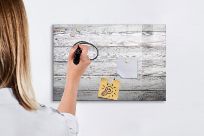 Memobord van glas met print inclusief neodymium magneten Stijlvol bord voor foto's en notities