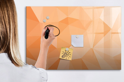 Memobord van glas met print inclusief neodymium magneten Een kleurrijk bord voor het presenteren van foto's