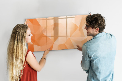 Memobord van glas met print inclusief neodymium magneten Een kleurrijk bord voor het presenteren van foto's