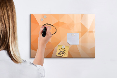 Memobord van glas met print inclusief neodymium magneten Een kleurrijk bord voor het presenteren van foto's