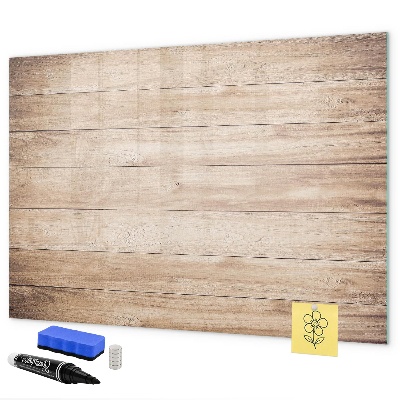Decoratief glazen wandbord beschrijfbaar en magnetisch Een stijlvol bord voor notities en foto's