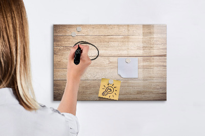 Decoratief glazen wandbord beschrijfbaar en magnetisch Een stijlvol bord voor notities en foto's