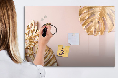 Memobord van glas met print inclusief neodymium magneten Een stijlvol bord voor het presenteren van foto's