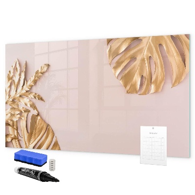 Memobord van glas met print inclusief neodymium magneten Een stijlvol bord voor het presenteren van foto's