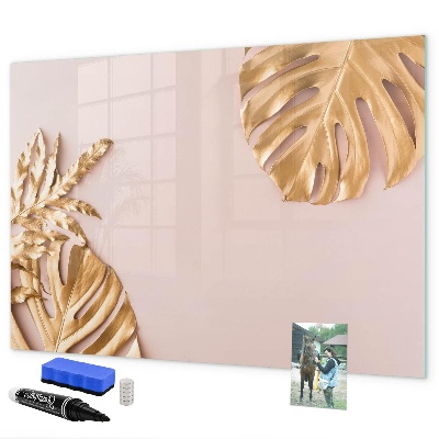 Memobord van glas met print inclusief neodymium magneten Een stijlvol bord voor het presenteren van foto's