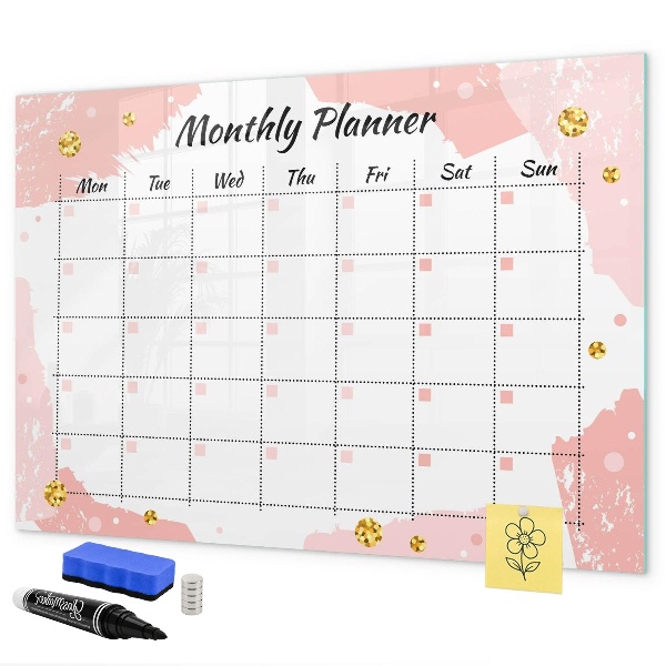 Maandplanner met ruimte voor foto's