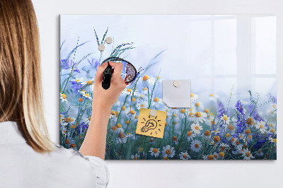 Memobord van glas met print inclusief neodymium magneten Een creatieve ruimte voor herinneringen en foto's