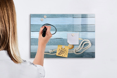 Memobord van glas met print inclusief neodymium magneten Ruimte voor herinneringen en creativiteit