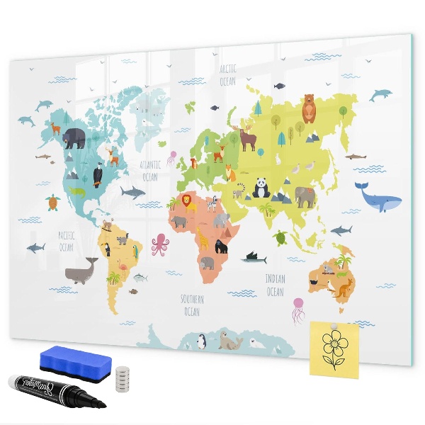 Interactieve wereldkaart voor personalisatie