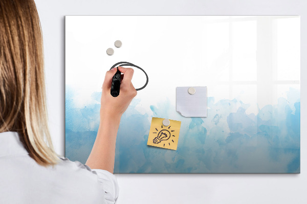 Memobord van glas met print inclusief neodymium magneten Creatief moodboard voor foto's en notities