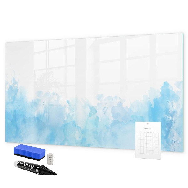 Memobord van glas met print inclusief neodymium magneten Creatief moodboard voor foto's en notities