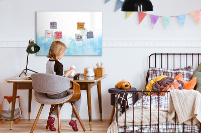 Memobord van glas met print inclusief neodymium magneten Creatief moodboard voor foto's en notities
