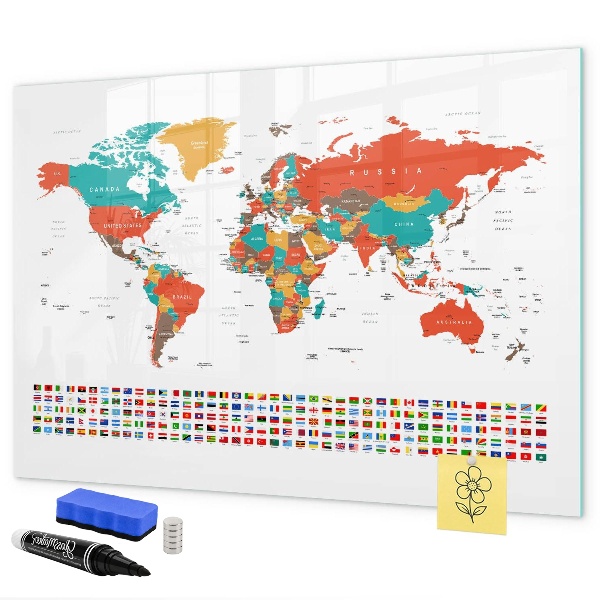 Interactieve wereldkaart met foto's