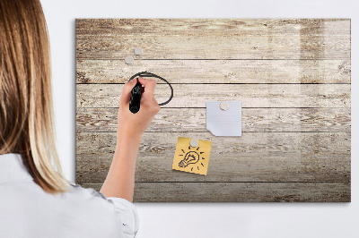 Decoratief glazen wandbord beschrijfbaar en magnetisch Een stijlvol bord voor notities en foto's