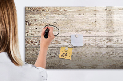 Decoratief glazen wandbord beschrijfbaar en magnetisch Een stijlvol bord voor notities en foto's