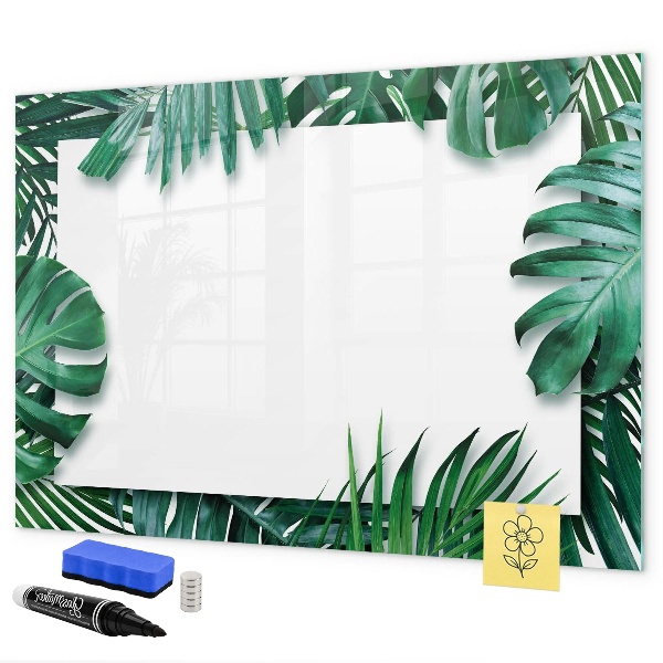 Groen bord voor foto's en notities
