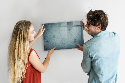 Memobord van glas met print inclusief neodymium magneten Een stijlvol bord voor notities en foto's