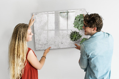 Memobord van glas met print inclusief neodymium magneten Een stijlvol bord voor het presenteren van foto's