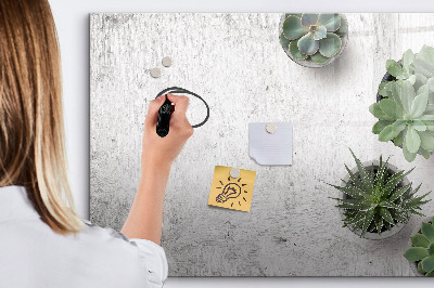 Memobord van glas met print inclusief neodymium magneten Een stijlvol bord voor het presenteren van foto's