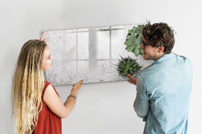 Memobord van glas met print inclusief neodymium magneten Een stijlvol bord voor het presenteren van foto's