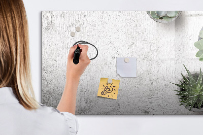 Memobord van glas met print inclusief neodymium magneten Een stijlvol bord voor het presenteren van foto's
