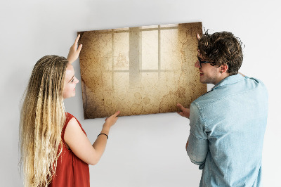 Decoratief glazen wandbord beschrijfbaar en magnetisch Notitiebord met foto's en accessoires