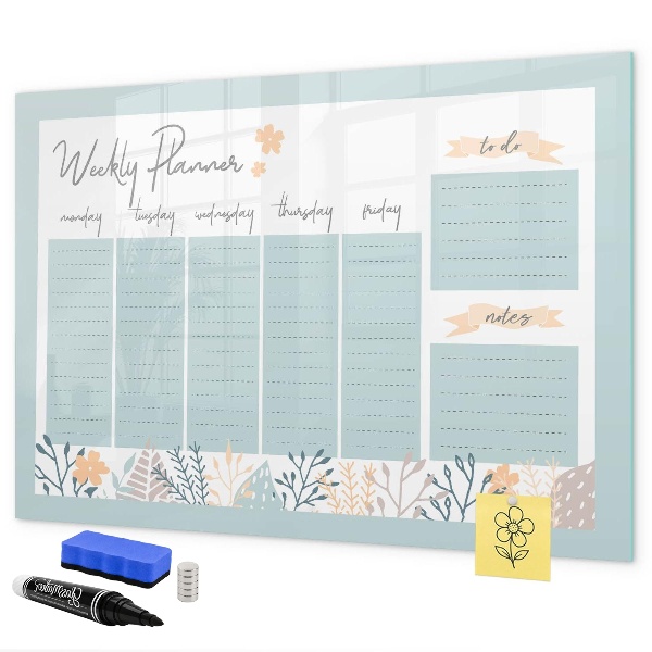 Weekplanner met ruimte voor foto's