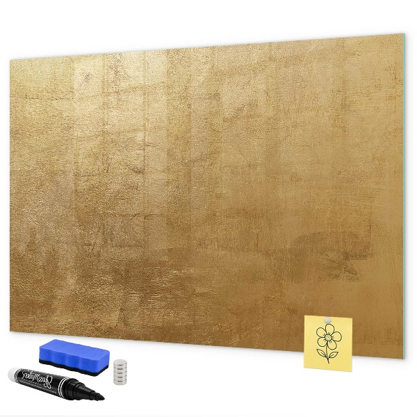 Gouden prikbord voor notities en foto's