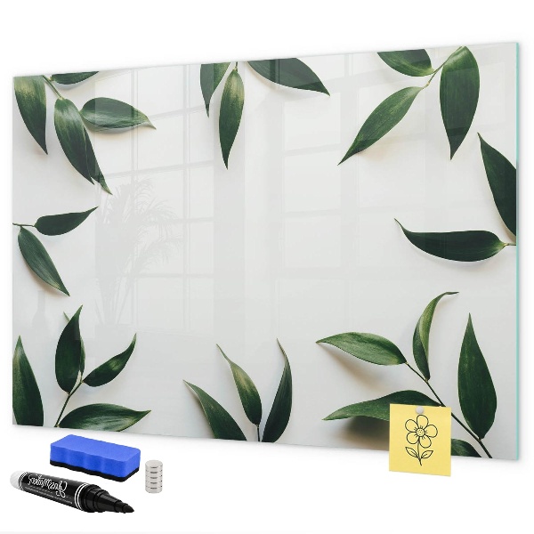 Stijlvol memobord met planten