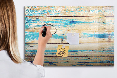 Decoratief glazen wandbord beschrijfbaar en magnetisch Stijlvol bord voor foto's en notities