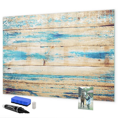 Decoratief glazen wandbord beschrijfbaar en magnetisch Stijlvol bord voor foto's en notities